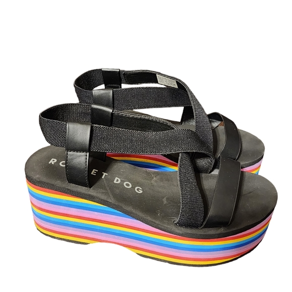 Rocket Dog Rainbow Platform Sandals - Picture 4 of 5